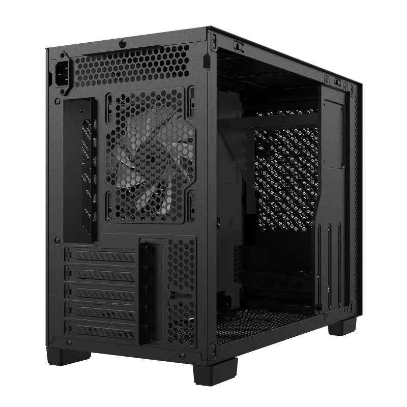 XPG VALOR AIR NANO MID-TOWER CHASSIS - Μαύρο, Midi-Tower, PC, Μαύρο, micro-ATX, Mini-ITX, SPCC, 17 cm