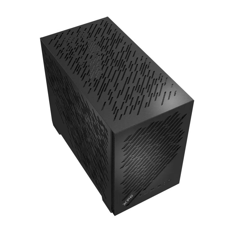 XPG VALOR AIR NANO MID-TOWER CHASSIS - Μαύρο, Midi-Tower, PC, Μαύρο, micro-ATX, Mini-ITX, SPCC, 17 cm