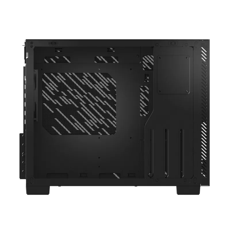 XPG VALOR AIR NANO MID-TOWER CHASSIS - Μαύρο, Midi-Tower, PC, Μαύρο, micro-ATX, Mini-ITX, SPCC, 17 cm