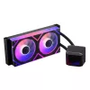 ADATA XPG Levante II 240 υδρόψυξη AIO επεξεργαστή, 240 mm, 2 ανεμιστήρες ARGB 120 mm, μαύρη