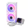 XPG LEVANTE II 240 White, σύστημα υδρόψυξης, 12 cm, 26,7 Sone, λευκό
