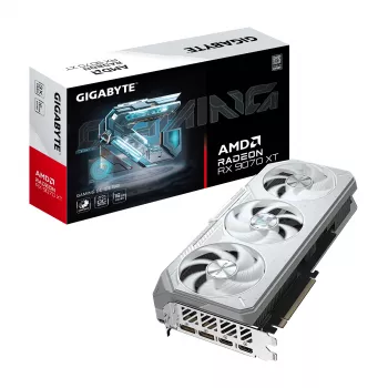 Κάρτα γραφικών GIGABYTE Radeon RX 9070 XT GAMING OC ICE 16 GB GDDR6 256-Bit PCIe 5.0 3-Ανεμιστήρες λευκό