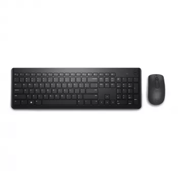 Σετ πληκτρολογίου και ποντικιού Dell KM3322W — ασύρματο RF, Full-Size γερμανικό QWERTZ, μαύρο