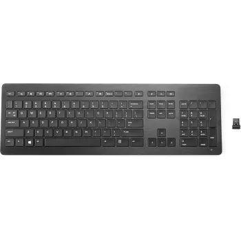 HP Wireless Premium πληκτρολόγιο, Full-Size, ασύρματο, μεμβράνης, μαύρο