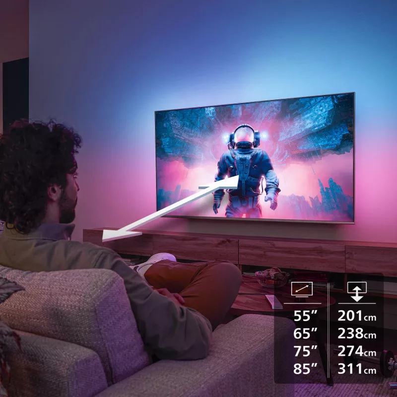 Philips Ambilight 85MLED910/12 65 ίντσες 4K Ultra HD QD-Mini LED τηλεόραση