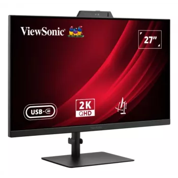 Οθόνη υπολογιστή ViewSonic VG2741V-2K 27 ιντσών, 2560×1440 QHD, 4 ms, IPS/LCD, ενσωματωμένα ηχεία, VESA, ρυθμιζόμενου ύψους, μαύρη