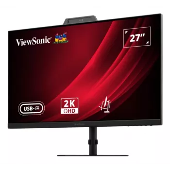 Οθόνη υπολογιστή ViewSonic VG2741V-2K 27 ιντσών, 2560×1440 QHD, 4 ms, IPS/LCD, ενσωματωμένα ηχεία, VESA, ρυθμιζόμενου ύψους, μαύρη