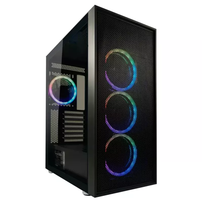 Κουτί υπολογιστή LC-Power Schwarz_Wanderer_X Midi Tower Μαύρο