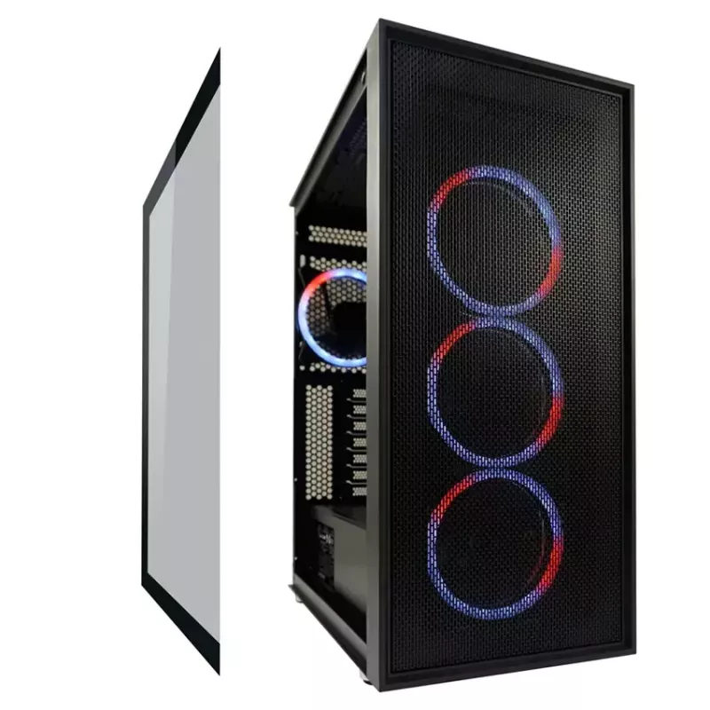 Κουτί υπολογιστή LC-Power Schwarz_Wanderer_X Midi Tower Μαύρο