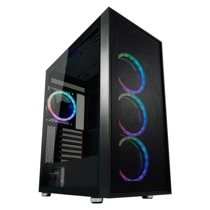 Κουτί υπολογιστή LC-Power Schwarz_Wanderer_X Midi Tower Μαύρο