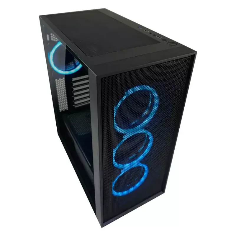 Κουτί υπολογιστή LC-Power Schwarz_Wanderer_X Midi Tower Μαύρο