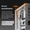 Κουτί Midi-Tower COUGAR, CFV235, ARGB, Γυαλί, Μαύρο