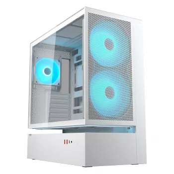 Κουτί Midi-Tower COUGAR, CFV235, ARGB, Mesh, Λευκό