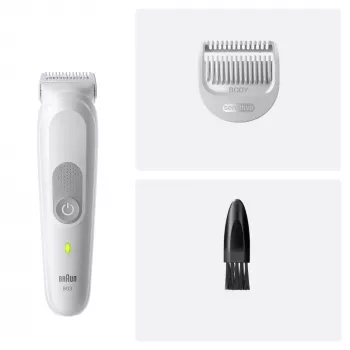 Braun Series 3 Τριμερ/ξυριστική μηχανή σώματος, ανοιχτό γκρι