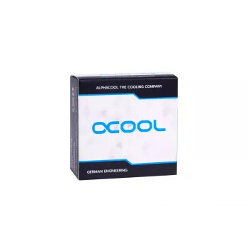 Alphacool ES D-Plug Σύνδεσμος, G1/4 αρσενικό σπείρωμα σε G1/4 αρσενικό σπείρωμα, Μαύρο