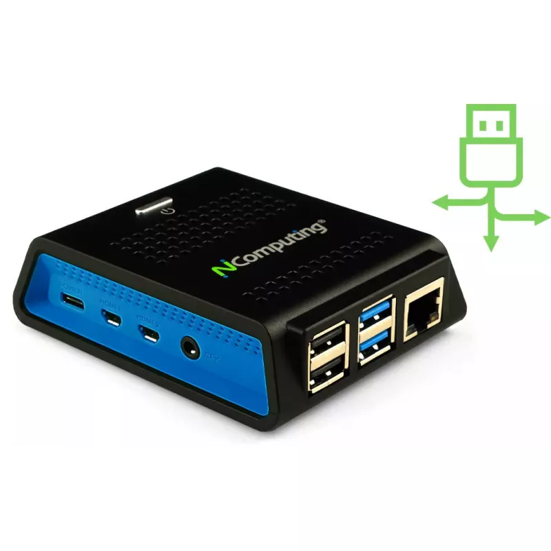 Υπολογιστής NComputing RX420 RDP Intel Celeron 4GB RAM 32GB SSD Ενσωματωμένα γραφικά Windows 10
