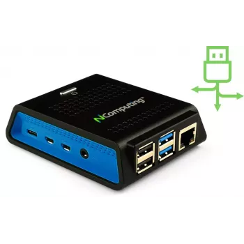 Υπολογιστής NComputing RX420 RDP Intel Celeron 4GB RAM 32GB SSD Ενσωματωμένα γραφικά Windows 10