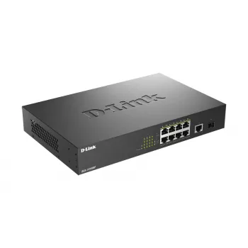 D-Link DGS-1010MP/E Δικτυακός διακόπτης Unmanaged L2 Gigabit Ethernet (10/100/1000) Power over Ethernet (PoE) 1U Μαύρο