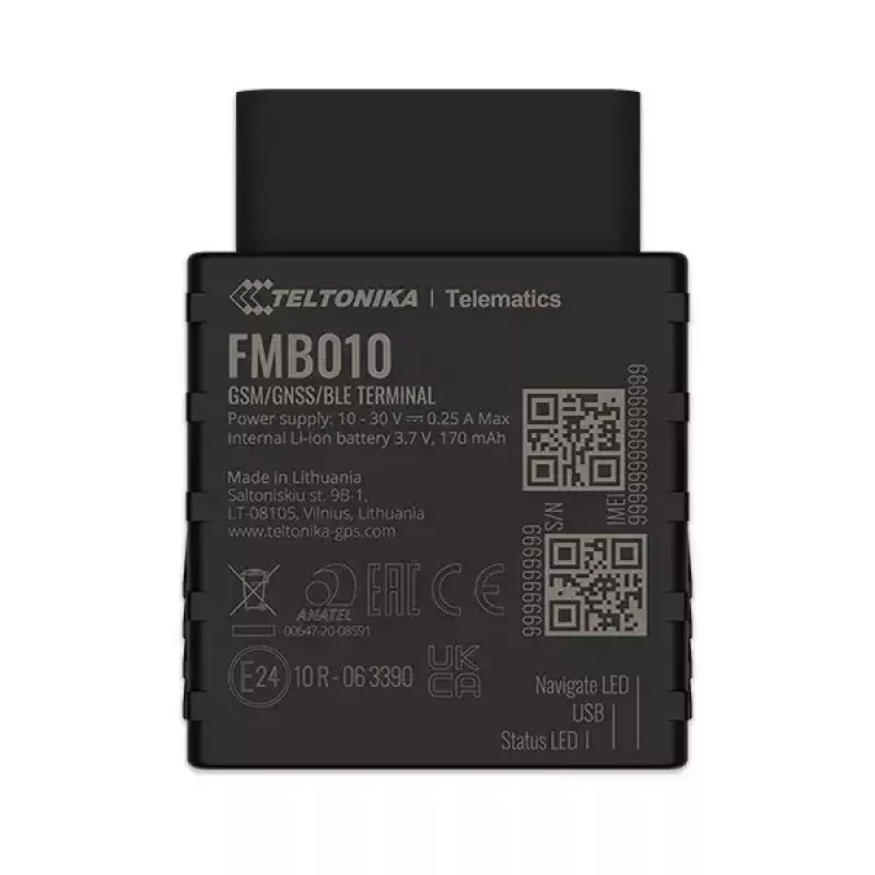 Ιχνηλάτης αυτοκινήτου Teltonika FMB010 Μαύρο