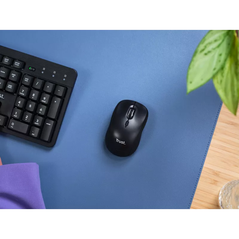 Trust Yvi+ ποντίκι universal αμφίχειρο RF Wireless + Bluetooth οπτικό 1600 DPI