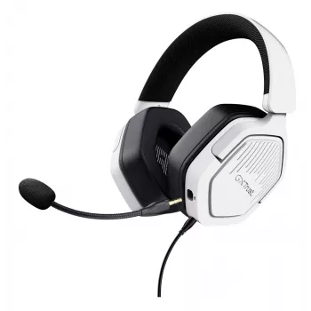 Trust GXT492W Carus headset ενσύρματο με κεφαλοταινία gaming λευκό