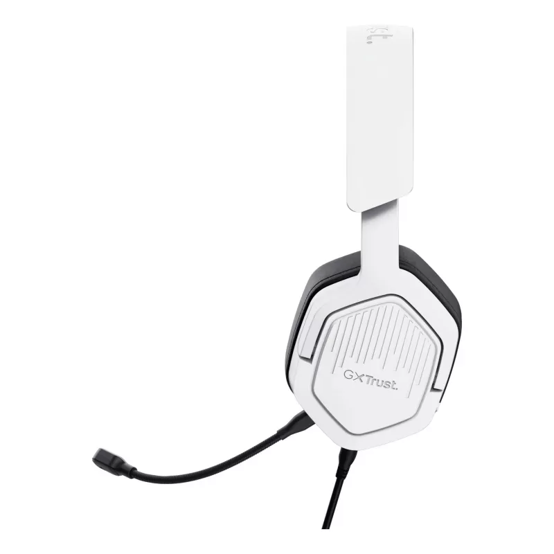 Trust GXT492W Carus headset ενσύρματο με κεφαλοταινία gaming λευκό