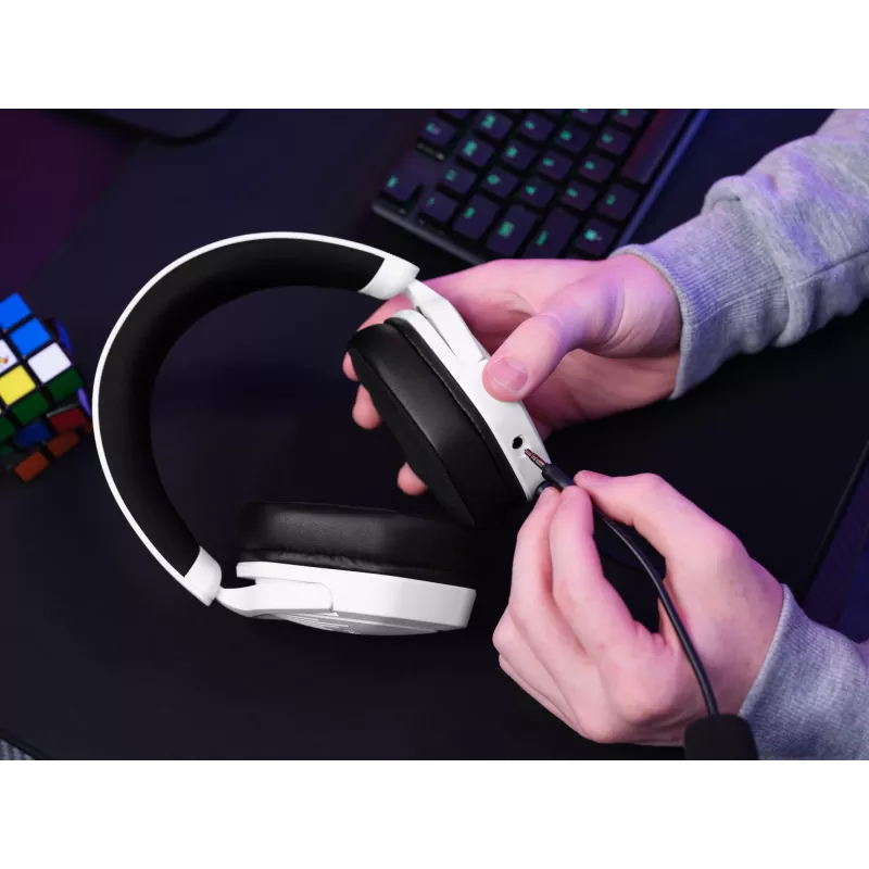 Trust GXT492W Carus headset ενσύρματο με κεφαλοταινία gaming λευκό