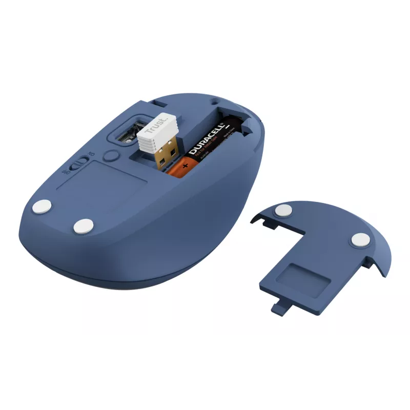 Trust Yvi+ ποντίκι universal αμφίχειρο RF Wireless + Bluetooth οπτικό 1600 DPI