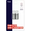 Trust Calyx USB Type-C USB Type-A γκρι θύρα 1 USB Type-C θύρα 2 USB Type-A