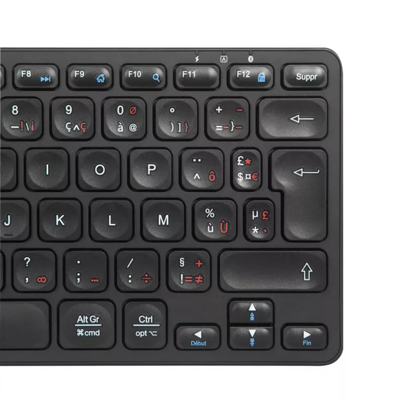 Ασύρματο πληκτρολόγιο Bluetooth Targus AKB862FR — Γαλλικό AZERTY, μαύρο