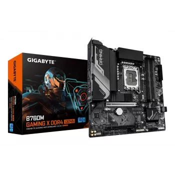 Μητρική GIGABYTE B760M GAMING X DDR4 GEN5, Micro ATX, LGA1700, B760, 4x DIMM έως 128 GB, 2x PCIe 4.0 M.2, 2.5GbE