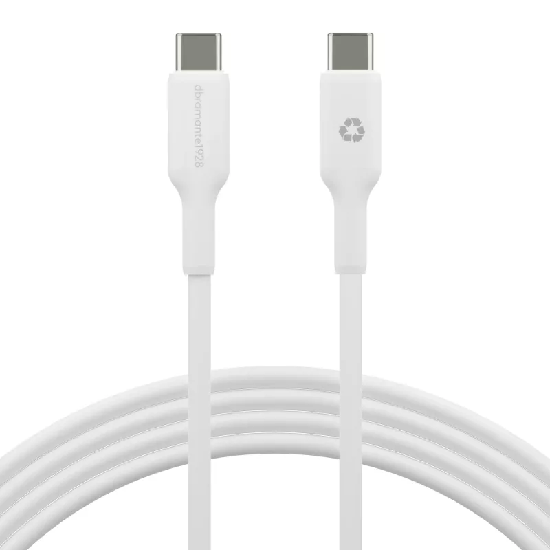 Καλώδιο USB-C σε USB-C d bramante Bulk 2 m, λευκό