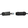 Καλώδιο δικτύου LogiLink CQ7063S RJ-45 Cat6a 3 m μαύρο