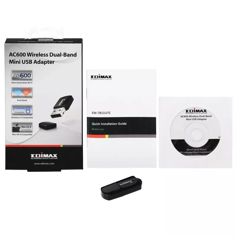 Αντάπτορας WLAN Edimax AC600 EW-7811UTC
