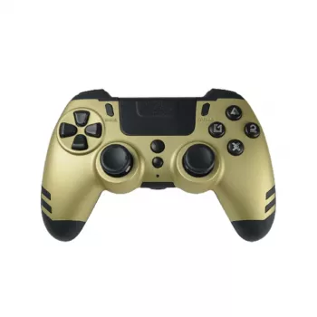 Gamepad Lexip Metaltech Wireless Χειριστήριο χρυσό – PC, PS4, RF wireless, Micro-USB, ενσωματωμένη μπαταρία LiPo