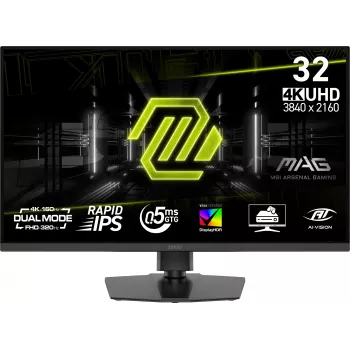 MSI MAG 322URDF E16 Οθόνη υπολογιστή 80 cm (31,5 ίντσες) 3840 x 2160 Pixel 4K Ultra HD Μαύρο