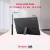 Viewsonic VA1650 Οθόνη υπολογιστή 40,6 cm (16 inch) 1920 x 1080 Pixel Full HD LED Μαύρο
