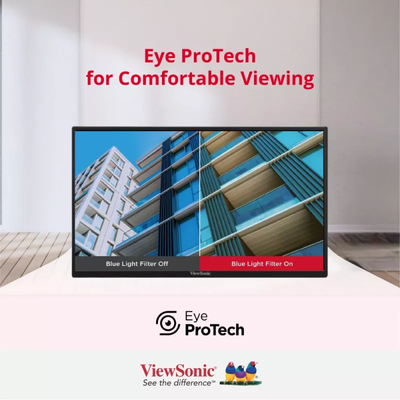 Viewsonic VA1650 Οθόνη υπολογιστή 40,6 cm (16 inch) 1920 x 1080 Pixel Full HD LED Μαύρο
