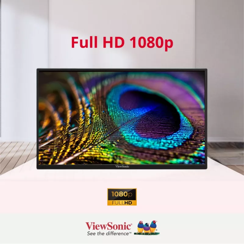Viewsonic VA1650 Οθόνη υπολογιστή 40,6 cm (16 inch) 1920 x 1080 Pixel Full HD LED Μαύρο
