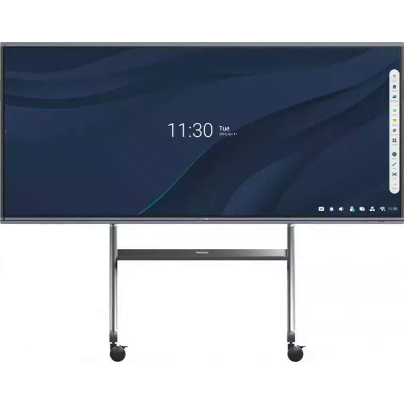 Viewsonic VB-STND-009 Βάση οθόνης σήμανσης 2,67 m (105 inch) Μαύρο, Ασημί