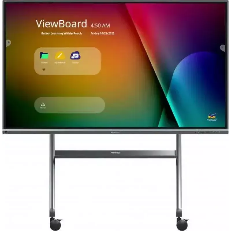 Viewsonic VB-STND-009 Βάση οθόνης σήμανσης 2,67 m (105 inch) Μαύρο, Ασημί