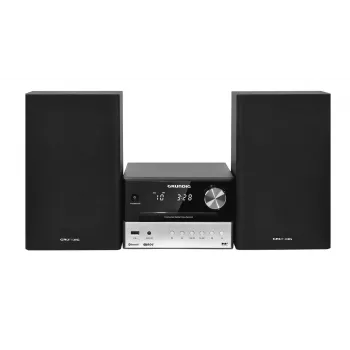 Μικροσύστημα home audio Grundig CMS 3000 BT DAB+ 30 W Μαύρο, Ασημί