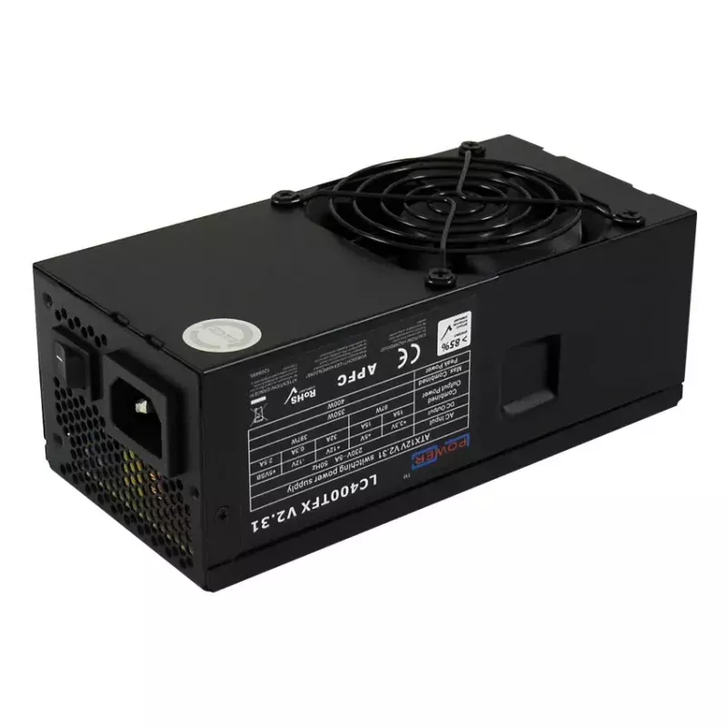 Κουτί PC LC-Power LC-1406MB-400TFX Micro Tower μαύρο