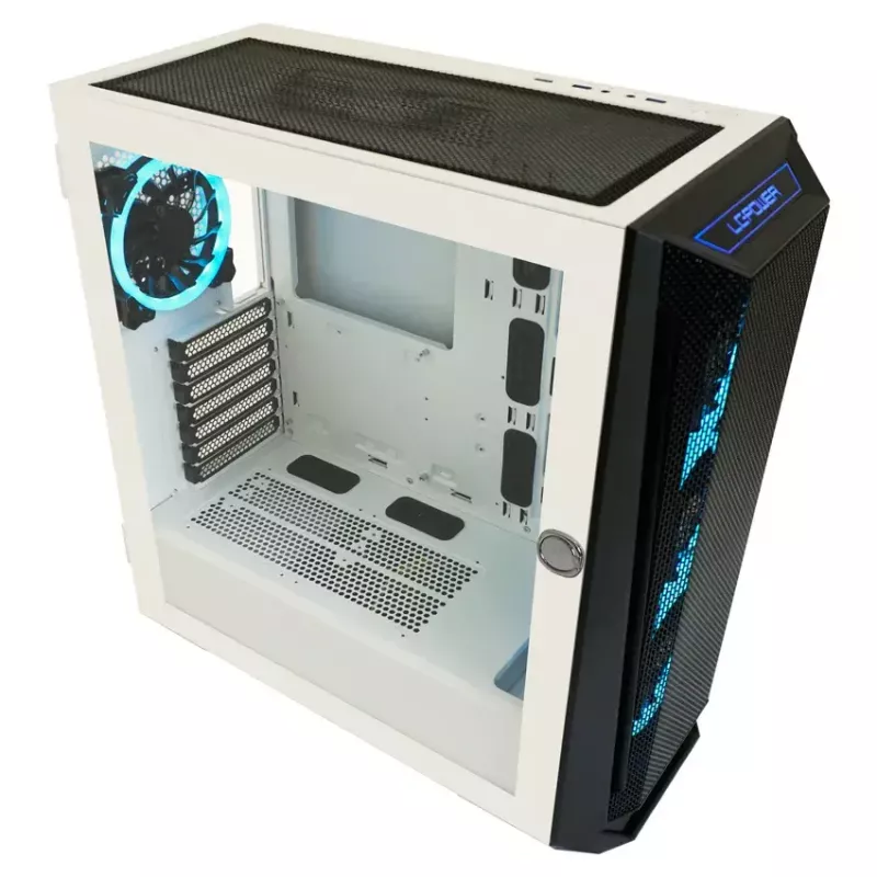 Κουτί PC LC-Power Holo-1_X Midi Tower λευκό