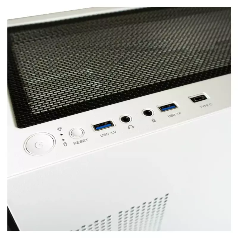 Κουτί PC LC-Power Holo-1_X Midi Tower λευκό