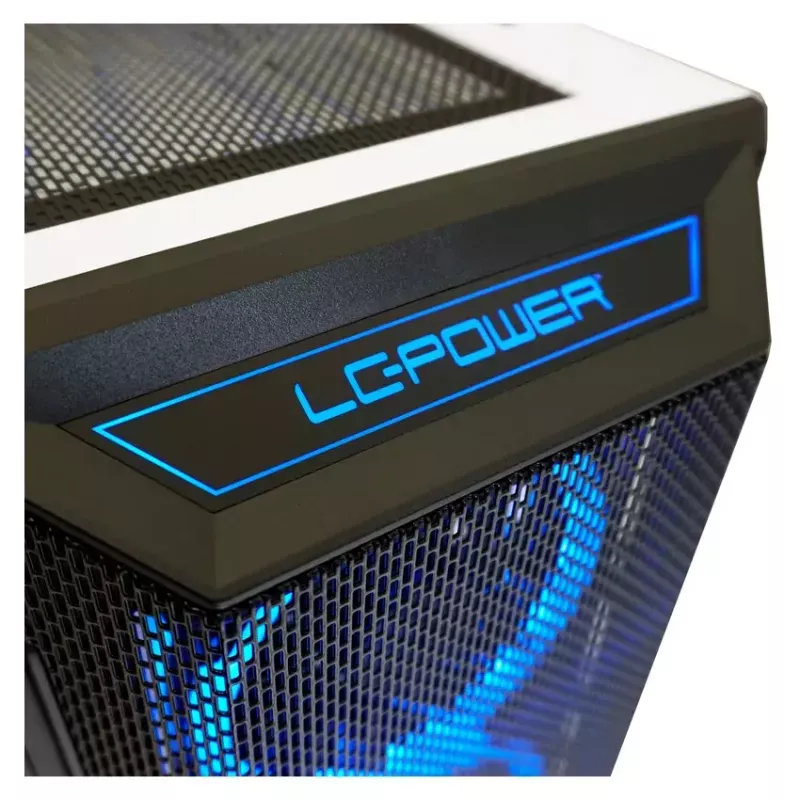 Κουτί PC LC-Power Holo-1_X Midi Tower λευκό