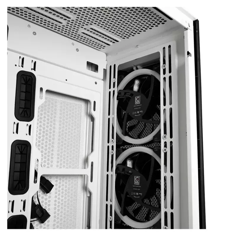 Κουτί PC LC-Power Holo-1_X Midi Tower λευκό