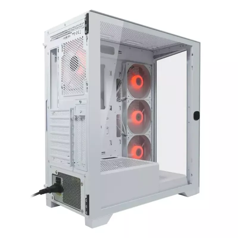 Κουτί PC LC-Power LC-7041B-ON Midi Tower λευκό