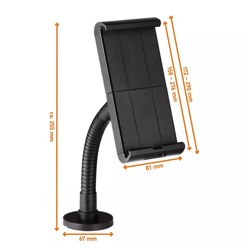 Tablet/UMPC Durable Durable Tought Wall/Table μαύρο