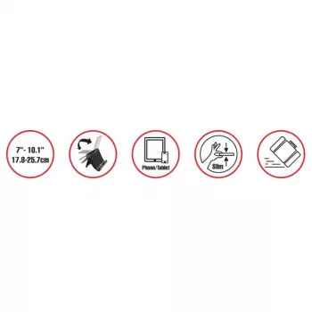 Παθητική βάση Reflecta 23234 για e-book reader κινητό τηλέφωνο tablet UMPC μαύρο